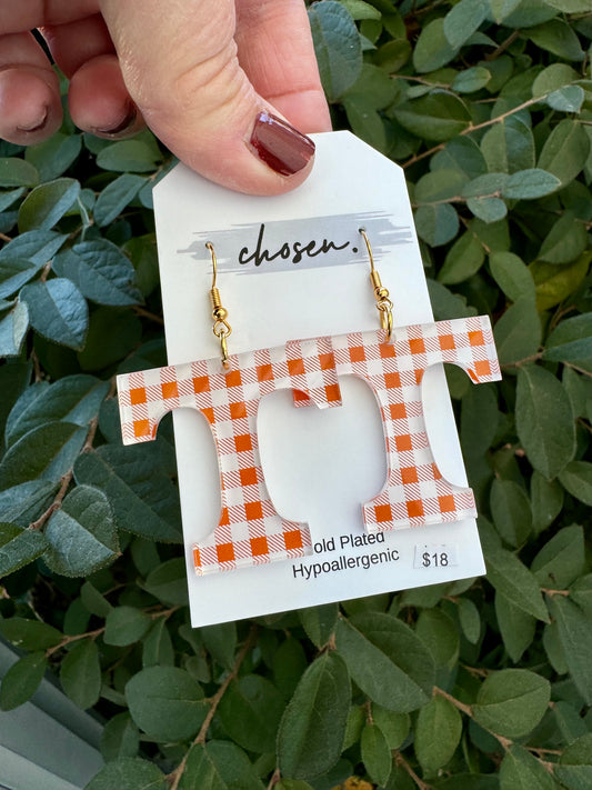 Tennessee Pride Gameday Earrings