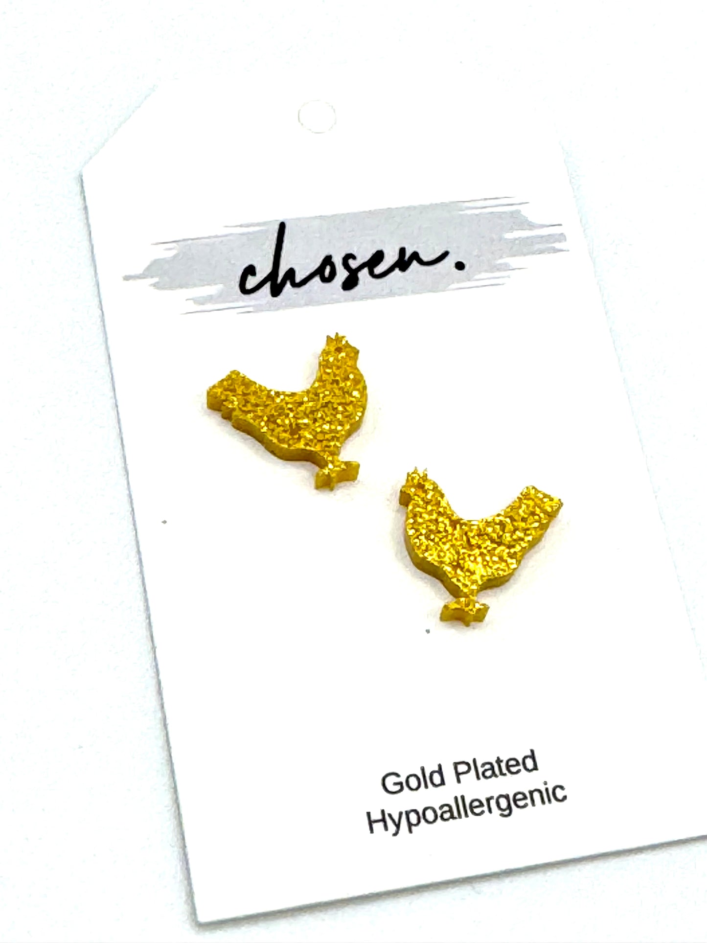 Gamecock Gold Plated Studs