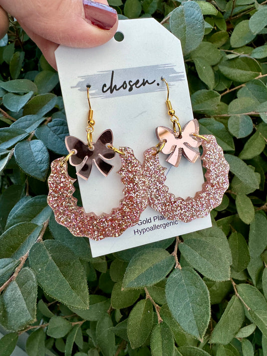 Rosey Wreath Earrings