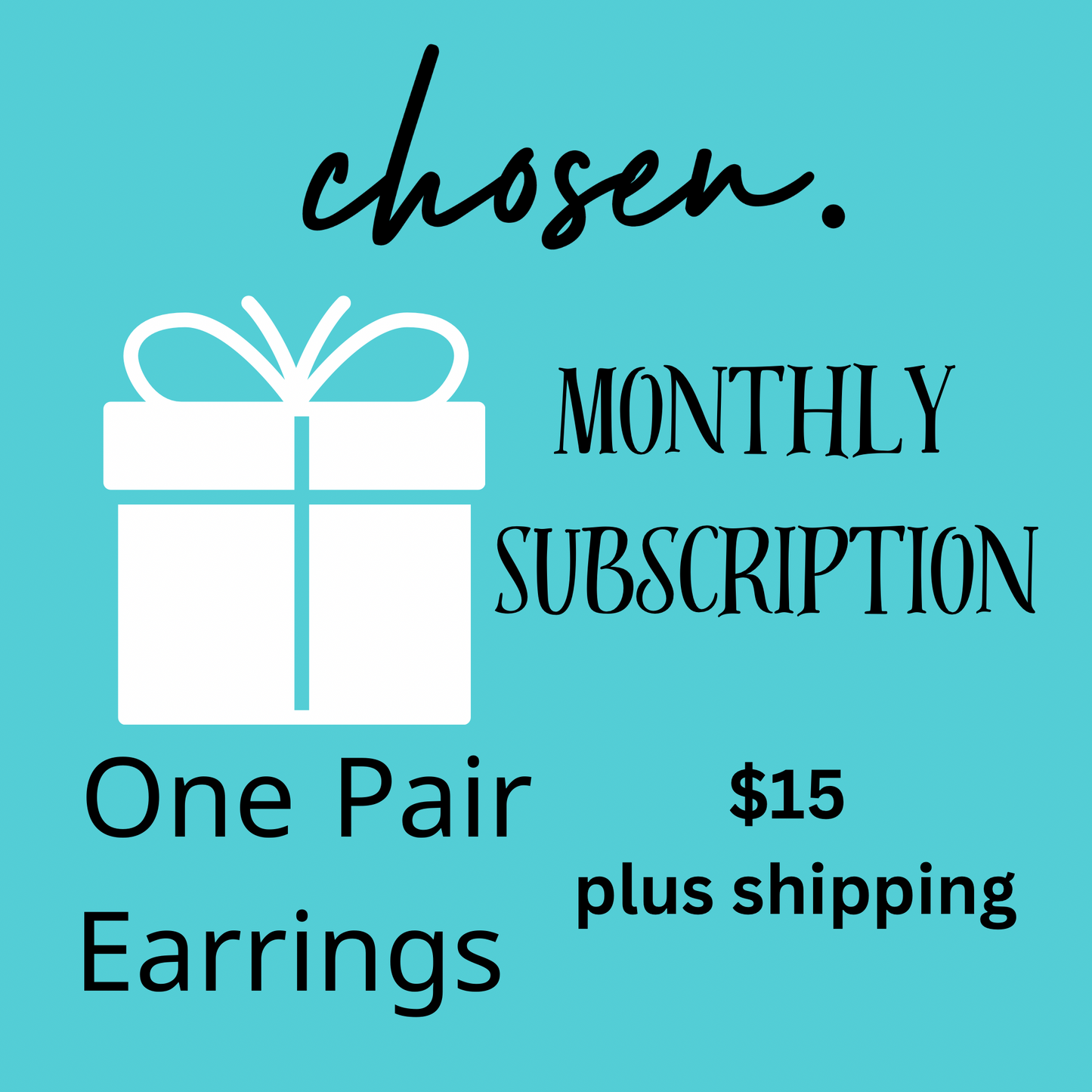 Monthly One Pair Earring Subscription