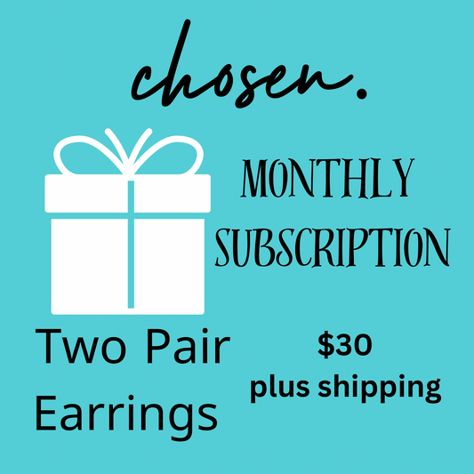 Monthly Two Pair Earrings Subscription